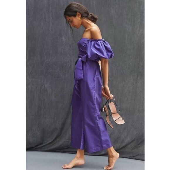 Anthropologie x Delfi Off-The-Shoulder Jumpsuit - Picture 3 of 9